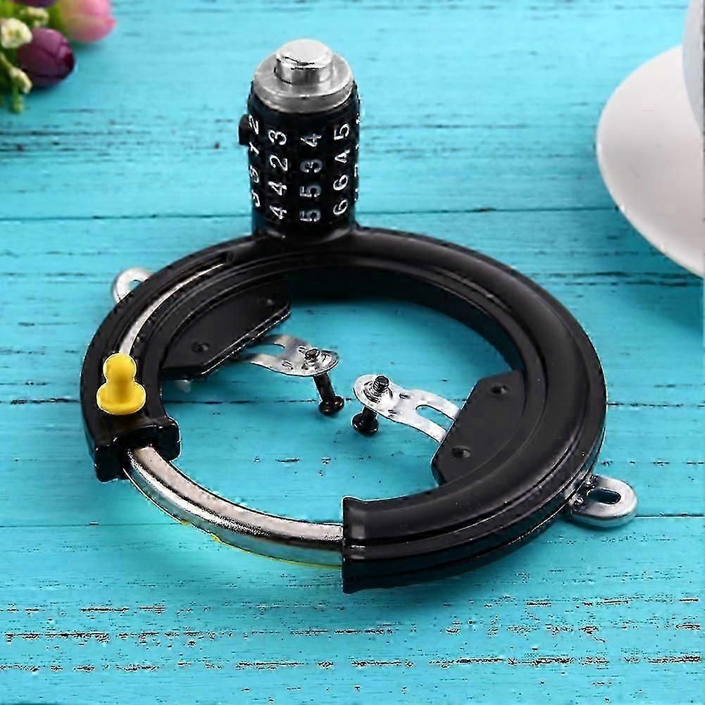 Steel Horseshoe Bike Lock, 4-Digit Combination Password, Keyless, 260g