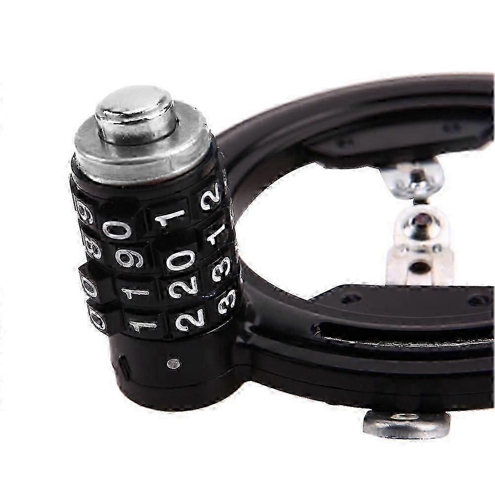 Steel Horseshoe Bike Lock, 4-Digit Combination Password, Keyless, 260g