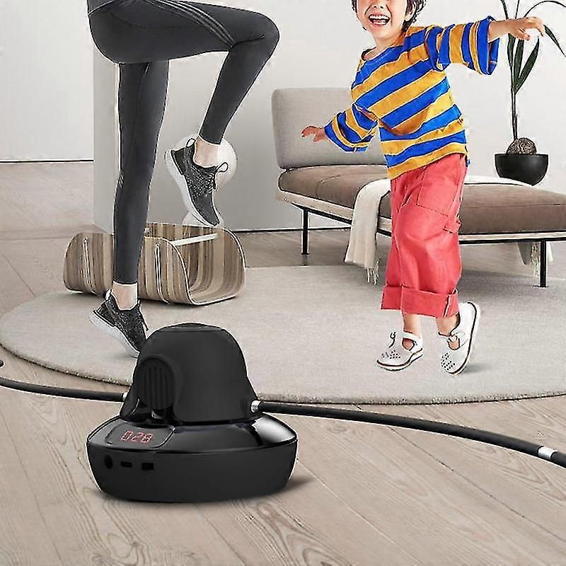 Smart Jump Rope Machine Innovation Jump Rope Skipping Machine Adjustable Speed & Rope Length Adjustable Jump Workout