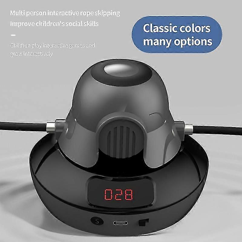 Smart Jump Rope Machine Innovation Jump Rope Skipping Machine Adjustable Speed & Rope Length Adjustable Jump Workout