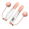 Cordless Jump Rope Speed Smart Fitness Jump Rope for Training Boxing Outdoor - Pink