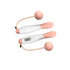 Cordless Jump Rope Speed Smart Fitness Jump Rope for Training Boxing Outdoor - Pink