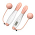Cordless Jump Rope Speed Smart Fitness Jump Rope for Training Boxing Outdoor - Pink