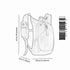 Hiking Backpack, Travel Backpack, with Adjustable Shoulder Strap, Hiking Daypack - Gray
