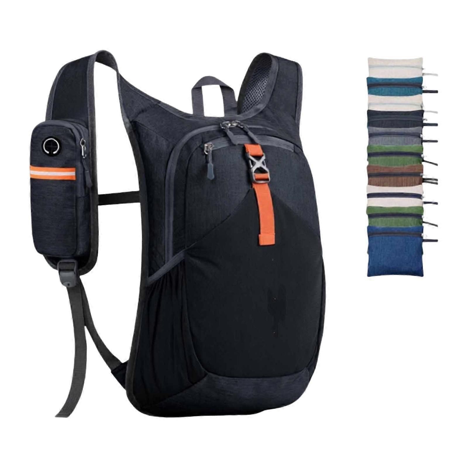 Hiking Backpack, Travel Backpack, with Adjustable Shoulder Strap, Hiking Daypack - Black
