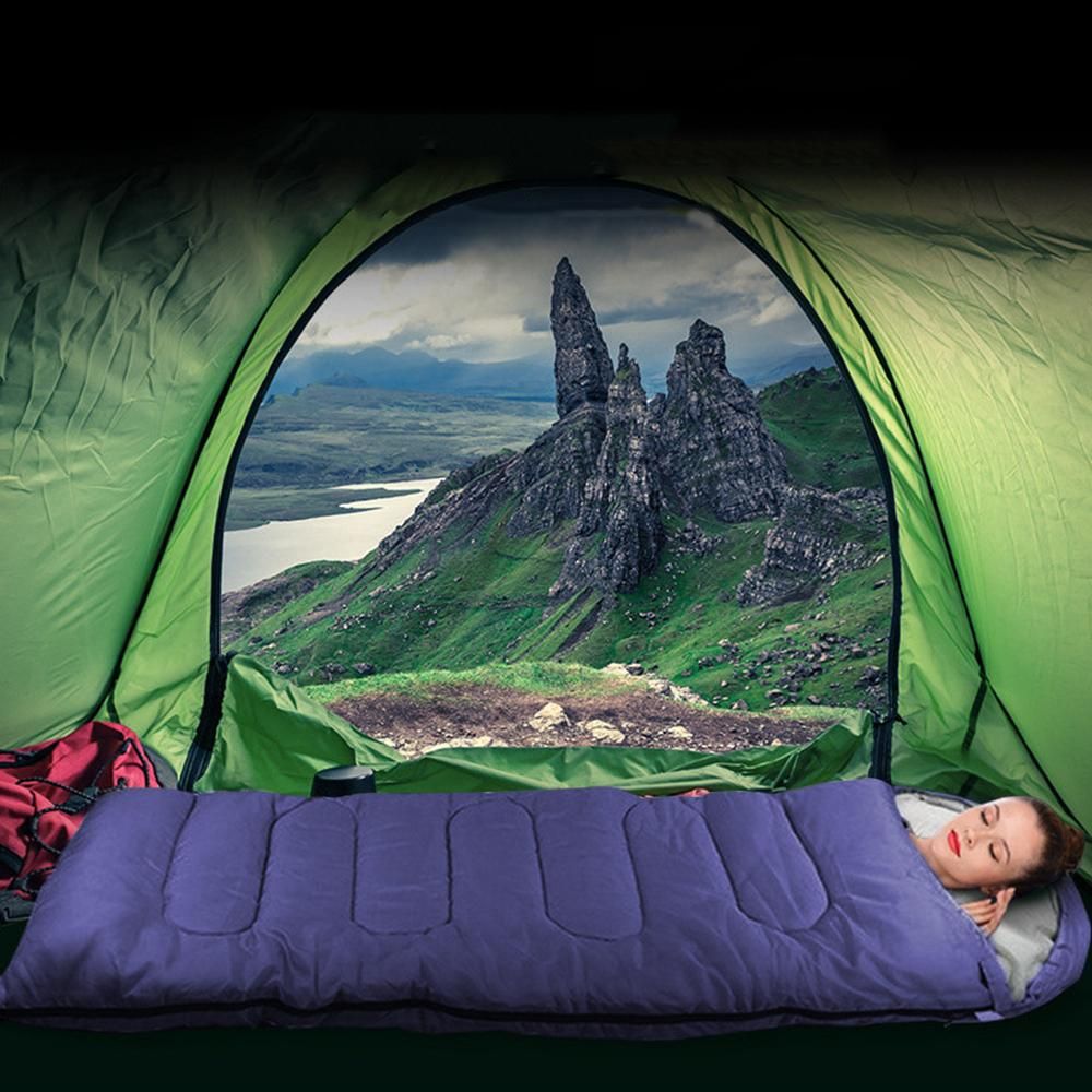 Single Outdoor Camping Envelope Sleeping Bag