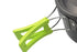 10Pcs Camping Cookware Mess Kit for Outdoor Camping Hiking Picnic -Green