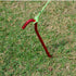 10pcs Aluminum Tent Stakes 18cm Lightweight Ground Pegs for Camping Beach Outdoor - Black