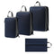 Travel Packing Cubes Set, Navy Blue Luggage Organiser Bags for Camping