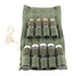 Camping Spice Storage Bag with 9 Glass Jars, Canvas Foldable Condiment Organiser for Outdoor Cooking