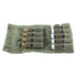 Camping Spice Storage Bag with 9 Glass Jars, Canvas Foldable Condiment Organiser for Outdoor Cooking