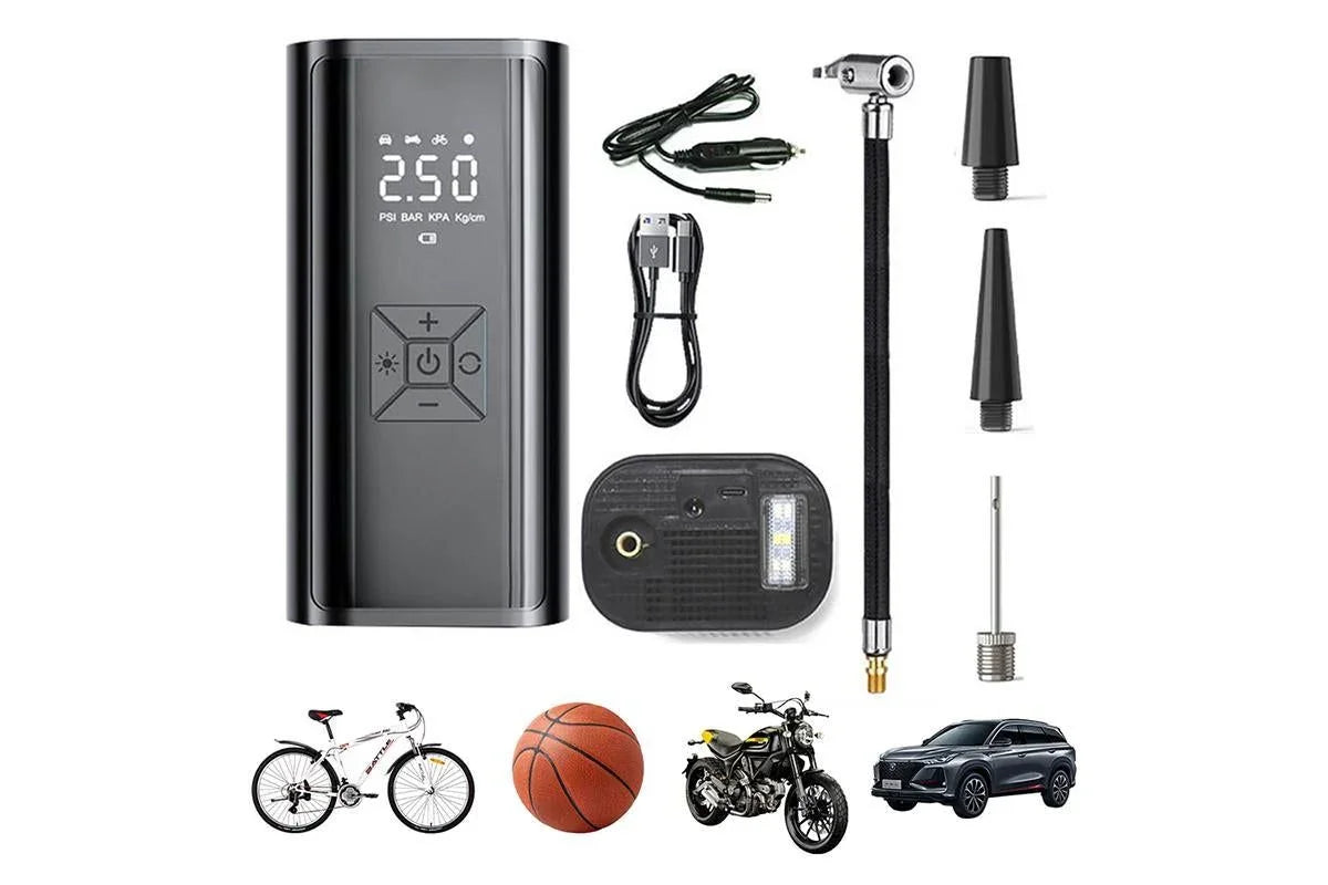 Electric Car Air Pump with Digital Display