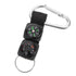 Portable Carabiner Compass Metal Compass Backpacking Compass Hiking Essentials Multifunctional Hiking Compass With Carabiner