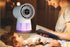 2 in 1 Electric Mosquito Lamp Fan Portable Mosquito Lamp Bug Zapper Desk Fan Bladeless