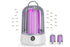 Electric Mosquito Killer Lamp Insect Catcher Fly Bug Zapper Trap LED Purple Lamp Mozzie -Grey