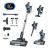 Cordless Vacuum Cleaner, 8 In 1 Powerful Suction Lightweight Vacuum Cleaner For Home, Led Display, 3 Suction Modes, 55Kpa Powerful Suction，45mins Detachable Battery Vacuum For Hard Floor Carpet Pet Hair