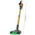 Cordless Vacuum Cleaner, 55Kpa Powerful Suction，8-in-1 Powerful Stick Vacuum Cleaner with Anti-tangle Brush And Upgraded Green Light, 2200mAh. 45 Minute Run Time Rechargeable Lightweight Vacuum Cleaner for Hardwood Floors, Carpets And Pet Hair.
