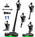 Cordless Vacuum Cleaner 55kPa, 55 Min Runtime, Self-Standing, LED Display