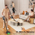 Cordless Vacuum Cleaner, 55Kpa/55Mins Vacuum Cleaners for Home. Self-Standing Stick Vacuum with Rechargeable Dock，LED Display & Anti-Tangle，Lightweight Rechargeable Vacuum for Carpet，Floor