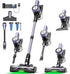Cordless Vacuum Cleaner, 55Kpa/55mins Self-Standing Powerful Stick Lightweight Vacuum Cleaner for Home Pet Hair/Hard Floor/Carpet。