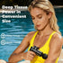 VELORA Mini Massage Gun - Deep Tissue Percussion Massager for Neck Back Shoulder Leg Foot - 6 Heads USB-C Rechargeable - Grey