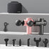 VELORA Mini Massage Gun - Deep Tissue Percussion Massager for Neck Back Shoulder Leg Foot - 6 Heads USB-C Rechargeable - Grey