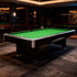 8Ft Billiard Table, Velvet Tablecloth with Accessories - Blue
