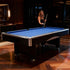 8Ft Billiard Table, Velvet Tablecloth with Accessories - Blue