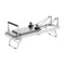 Foldable Pilates Reformer, Silent Resistance with Adjustable Steel Frame