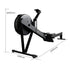 Eeeza Air Resistance Rowing Machine with 10-Level Wind Adjustment & LED Monitor