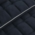 Fashionable Modern and Multi-functional Foldable Velvet Sofa Bed - Black