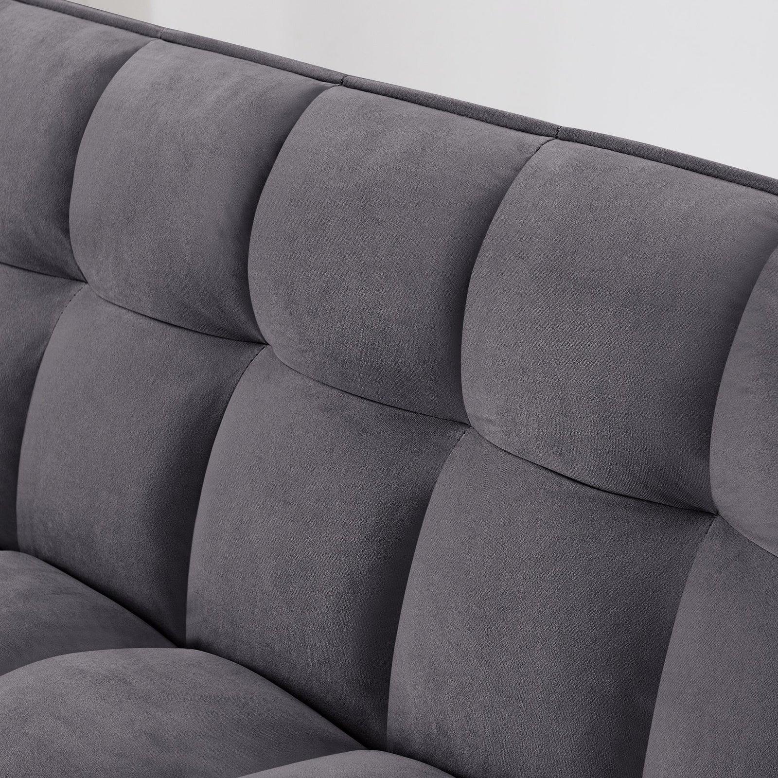 Fashionable Modern and Multi-functional Foldable Velvet Sofa Bed - Green
