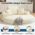 Multifunctional Round convertible Sofa Bed(Compressed Packaging) - Beige