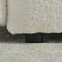 35 "Teddy fabric sofa, modern lounge chair, upholstered with a pillow - Black