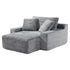 Modern Minimalist Modular Sofa - Light Grey