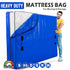 Mattress Bag Mattresses Protector Plastic Moving Storage Dust Cover Carry Bed Waterproof Zipper Packing Reusable Disposal, Extra Thick Heavy Duty, with Handles(Double)