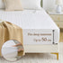 Heated Mattress Pad - Bedding Electric Blanket with 9 Heat Setting & 9-Hour Auto Off, Heated Mattress Pad-Machine Washable Fully Fitted Heating Pad with Overheat Protection , 800GSM Non Woven Fabric-fitted sheet cover(King)
