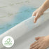 Bamboo Mattress Protector,Breathable Waterproof Mattress Cover,3D Air Fabric Cooling Bed Pad Cover, Deep Pocket 40cm(Double,Green)