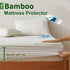 100% Waterproof Single Mattress Protector, Breathable Mattress Cover Single Size Bed, 3D Air Fabric Cooling Bed Pad Cover, Deep Pocket 40cm