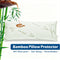 Waterproof Bamboo Pillow Protector Cover,100% Bug Water Proof Zippered Pillow Cases Body Size (1 Pack,Green,50cm x 150cm)
