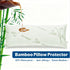 Waterproof Bamboo Pillow Protector Cover,100% Bug Water Proof Zippered Pillow Cases Body Size (1 Pack,Green,50cm x 150cm)