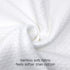 Waterproof Bamboo Pillow Protector Cover, 100% Bug Water Proof Zippered Pillow Cases Standard/Queen Size ( 2 Pack,White,48cm x 74cm)