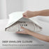 3 Piece Hotel Soft Microfiber Quilt Cover Set-2000TC Duvet/Donna Cover Set & Pillowcases -1 Quilt Cover Zipper Closure & 1 x Pillowcases-Breathable Bedding - Wrinkle, Fade, Stain Resistant(Raw white,Double)