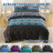 3 Piece Hotel Soft Microfiber Quilt Cover Set-2000TC Duvet/Donna Cover Set & Pillowcases -1 Quilt Cover Zipper Closure & 1 x Pillowcases-Breathable Bedding - Wrinkle, Fade, Stain Resistant(Bohemian,Double)