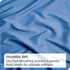 3 Piece Fitted Sheet Set- Fitted Sheet & Pillowcases -Breathable Bedding - Wrinkle, Fade, Stain Resistant- 40cm Deep Pocket Fitted Bed Sheet Set(Ocean,Double)