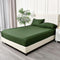 Double Fitted Sheet Set 2000TC Microfibre 40cm Deep Pocket Olive Green