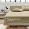 3 Piece Fitted Sheet Set- Fitted Sheet & Pillowcases -Breathable Bedding - Wrinkle, Fade, Stain Resistant- 40cm Deep Pocket Fitted Bed Sheet Set(Camel Beige,Double)
