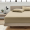 Double Fitted Sheet Set 3 Piece 40cm Deep Pocket Camel Beige 2000TC