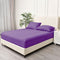 Double Fitted Sheet Set 2000TC Microfibre 40cm Deep Pocket 2 Pillowcases