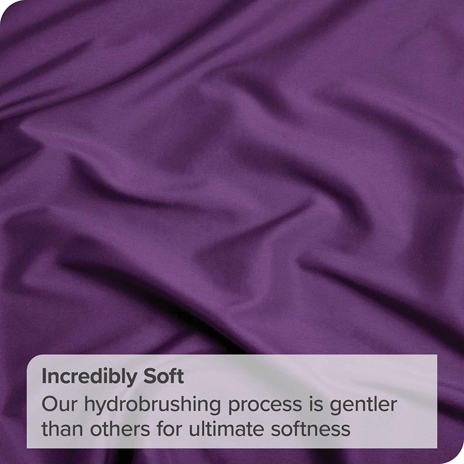 3 Piece Fitted Sheet Set- Fitted Sheet & Pillowcases -Breathable Bedding - Wrinkle, Fade, Stain Resistant- 40cm Deep Pocket Fitted Bed Sheet Set(Purple,Double)